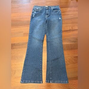 Kensie Blue Flare Women's Jeans